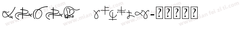 AURUM regular字体转换